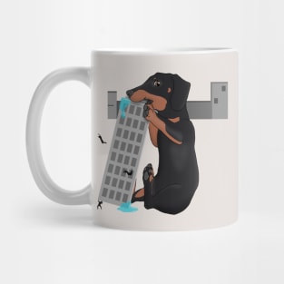 Attack of the Enormous Dachshund!!! Mug